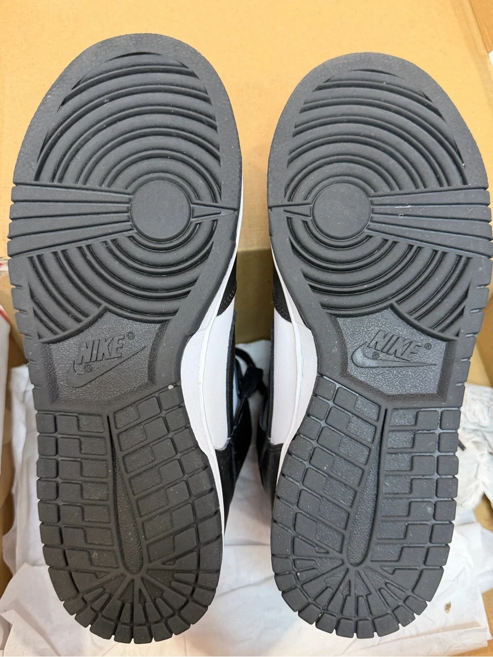 Nike Black and White Low-Top Sneakers